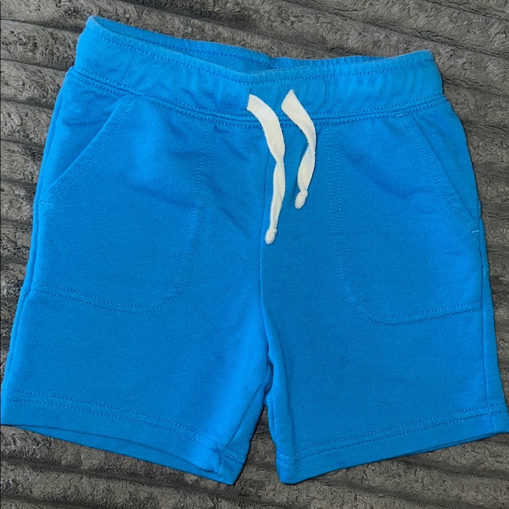 Blue Drawstring Shorts